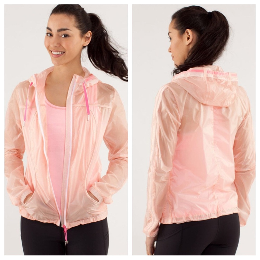 Lululemon Transparent-See Jacket size 6